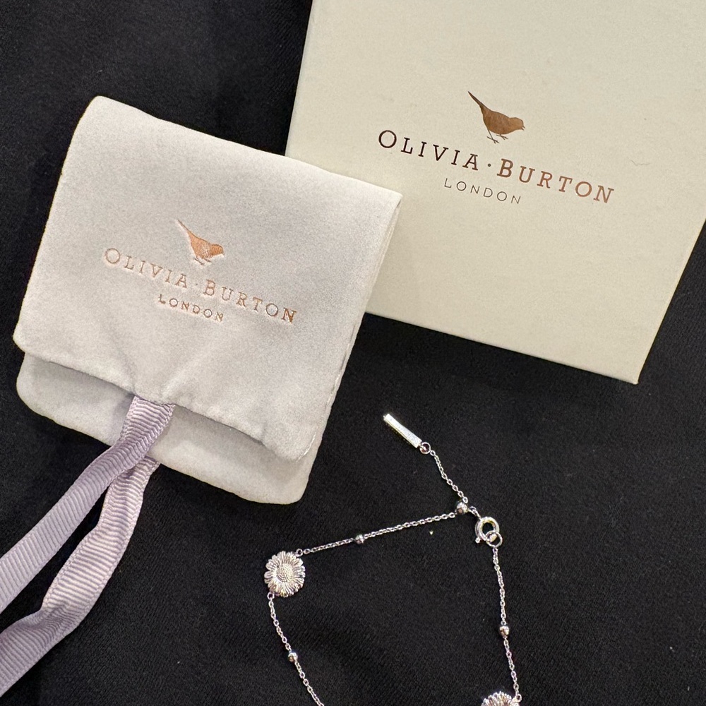 Olivia Burton Silver and White Bracelet
